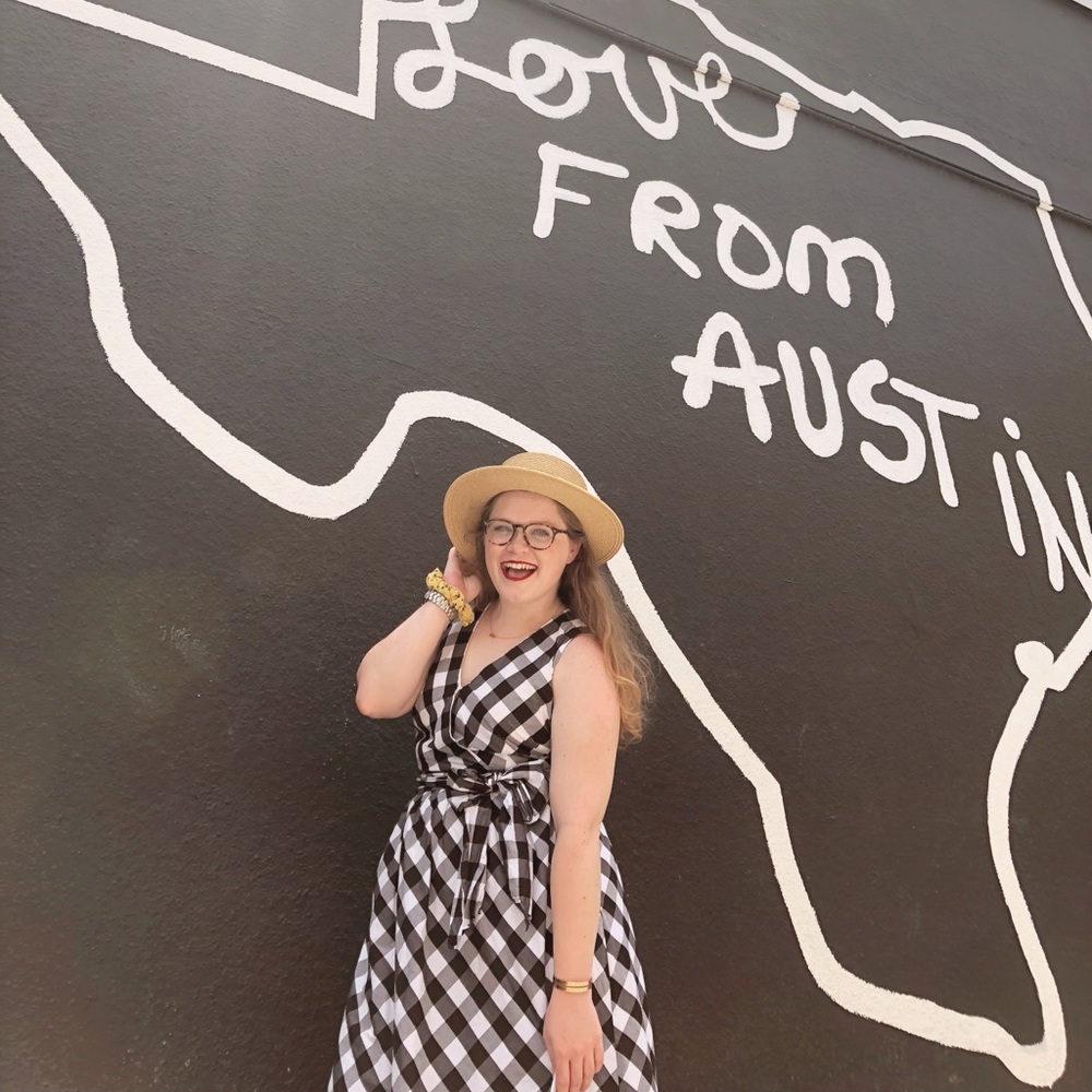 J. Crew Black and White Gingham Dress